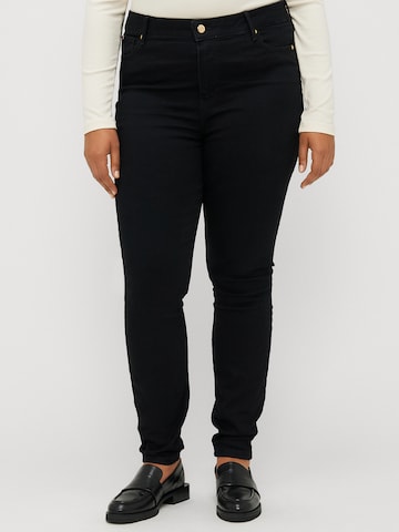 Tommy Hilfiger Curve Skinny Jeans 'HARLEM' in Black: front