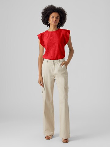 VERO MODA - Blusa 'VMTASSA' en rojo