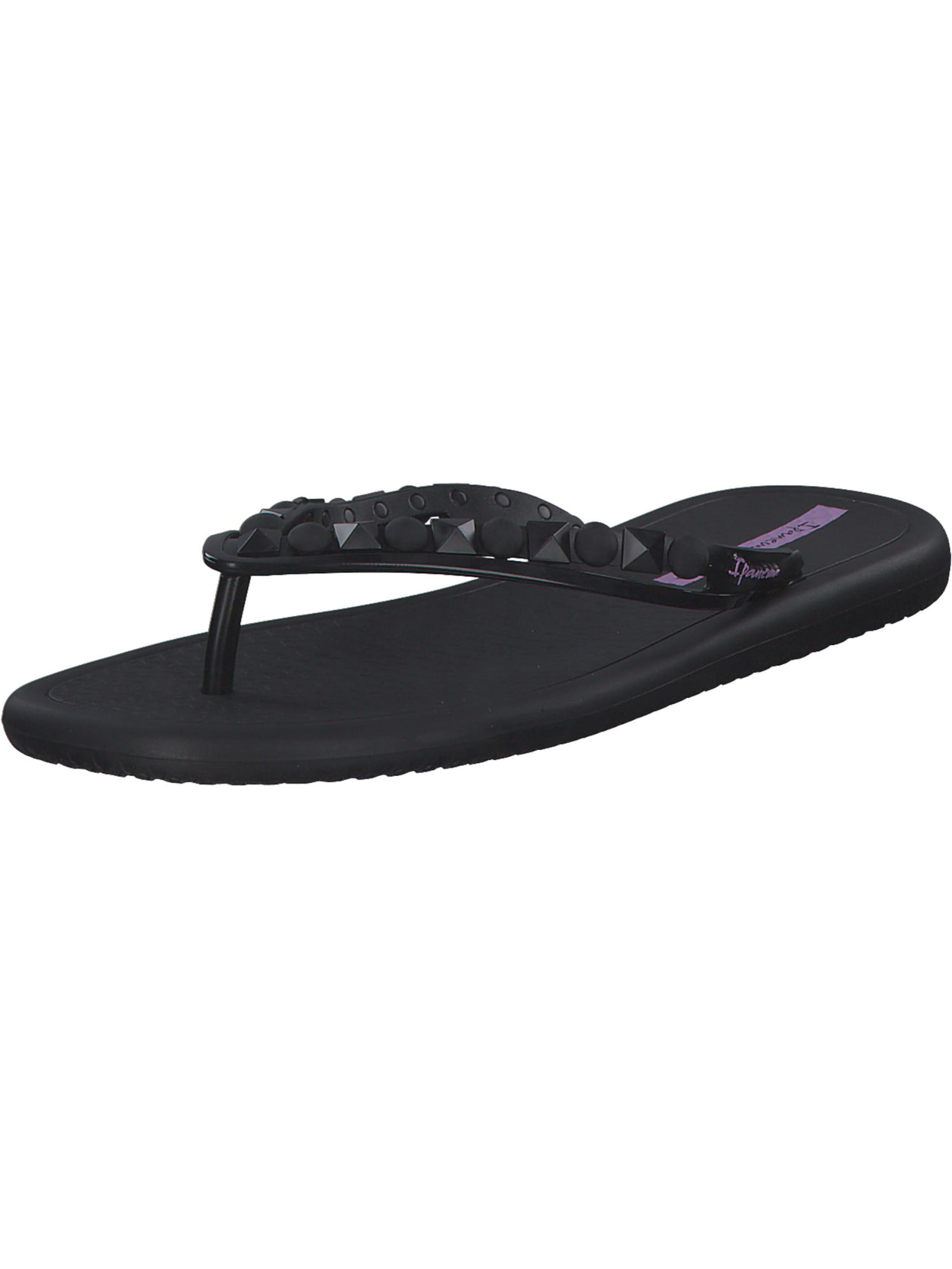 Ipanema Zehentrenner 'Meu Sol' in Schwarz: Vorderseite