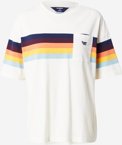 Superdry Shirt in Beige / Navy / Berry / Apricot, Item view