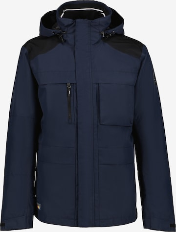 Veste outdoor 'Pihlaus' Rukka en bleu : devant