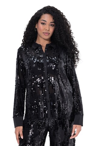 Ulla Popken Blouse in Zwart: voorkant