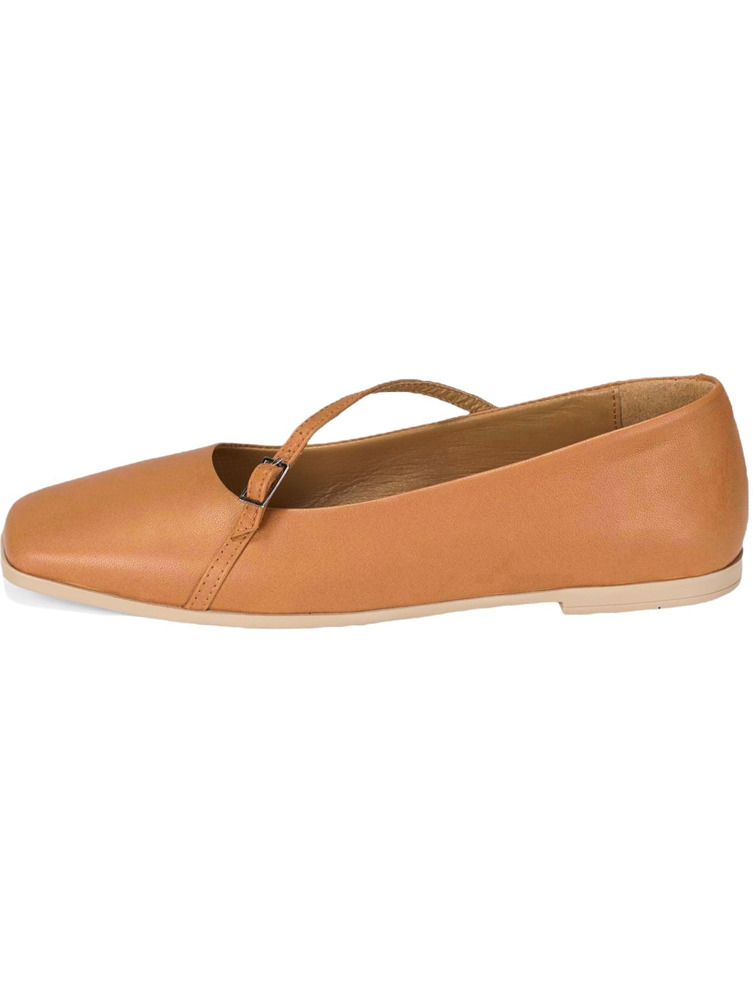 Desa Ballet Flats 'Ballettschuhe' in Brown