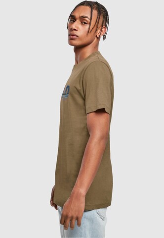 Merchcode Shirt 'For The Best Dad' in Green