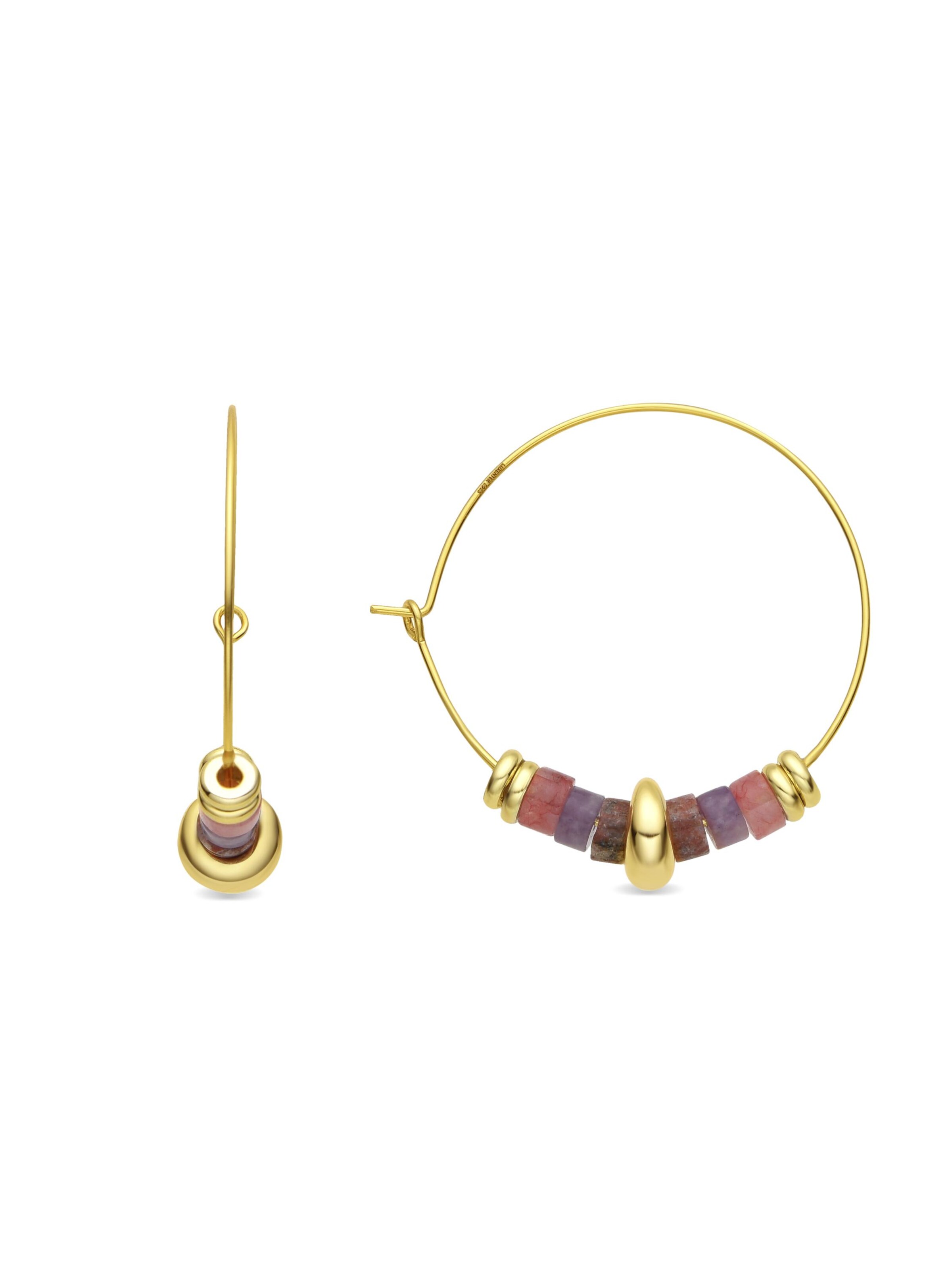 Luxenter - Pendientes 'Darkba' en lila: frente