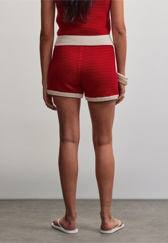 Regular Pantalon 'Parma' Pegador en rouge