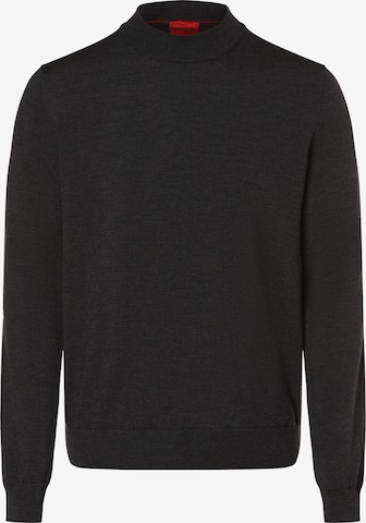 HUGO Red Sweater ' San Matteo-M ' in Grey: front