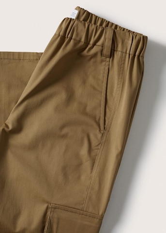 MANGO Loosefit Hose 'Seul' in Braun