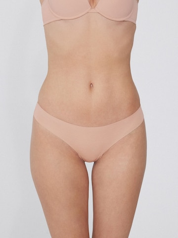 Tezenis Thong in Beige: front