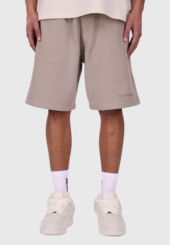 Dropsize Loosefit Broek in Grijs: voorkant