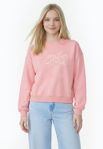 MYMO - Sudadera en rosa: frente