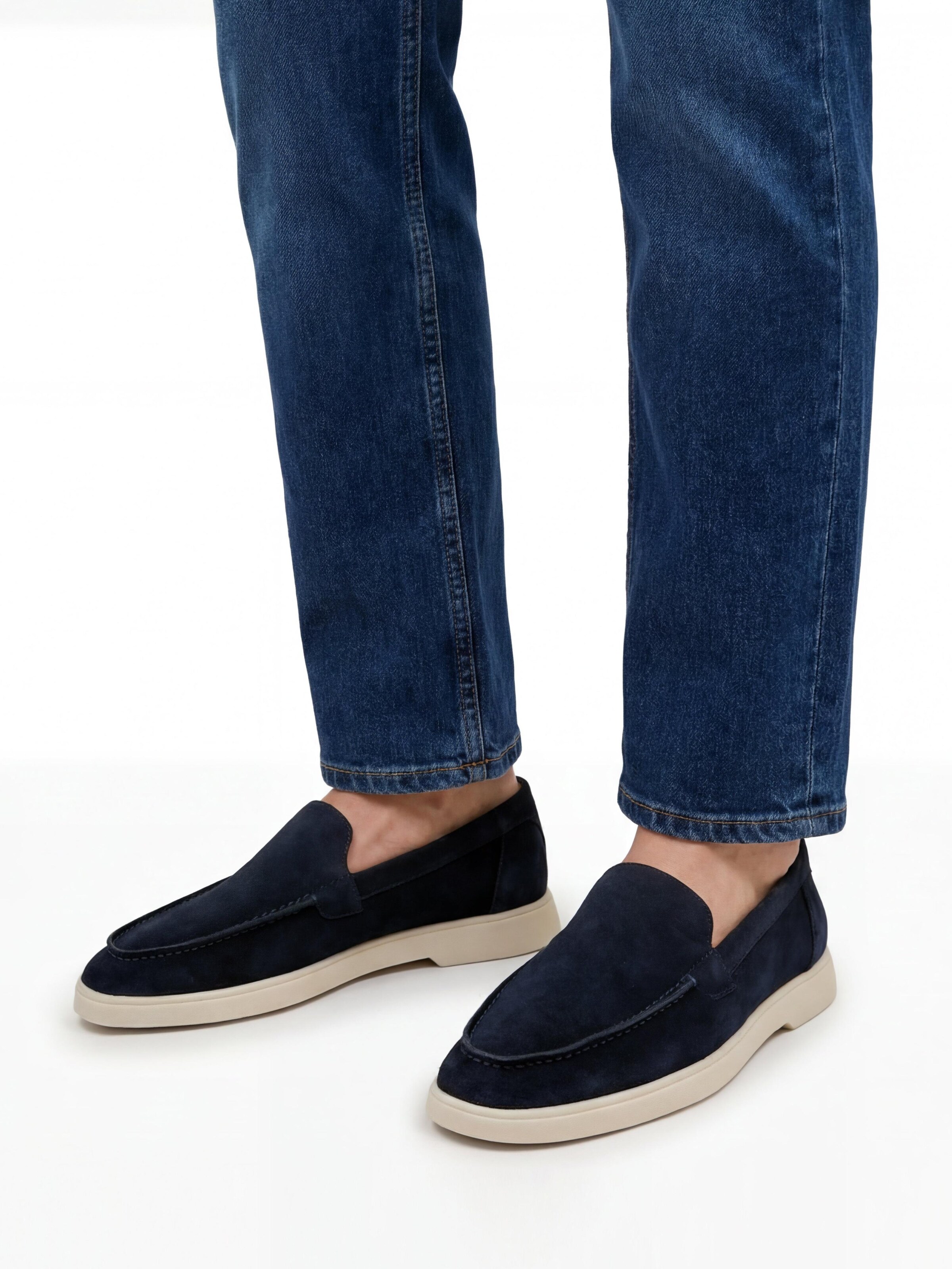 Chaussure basse 'Adore Classic Loafer' Dutch'D en bleu : devant