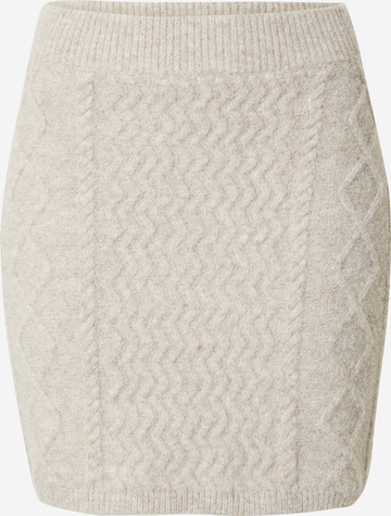 TOPSHOP Nederdel i beige: forside