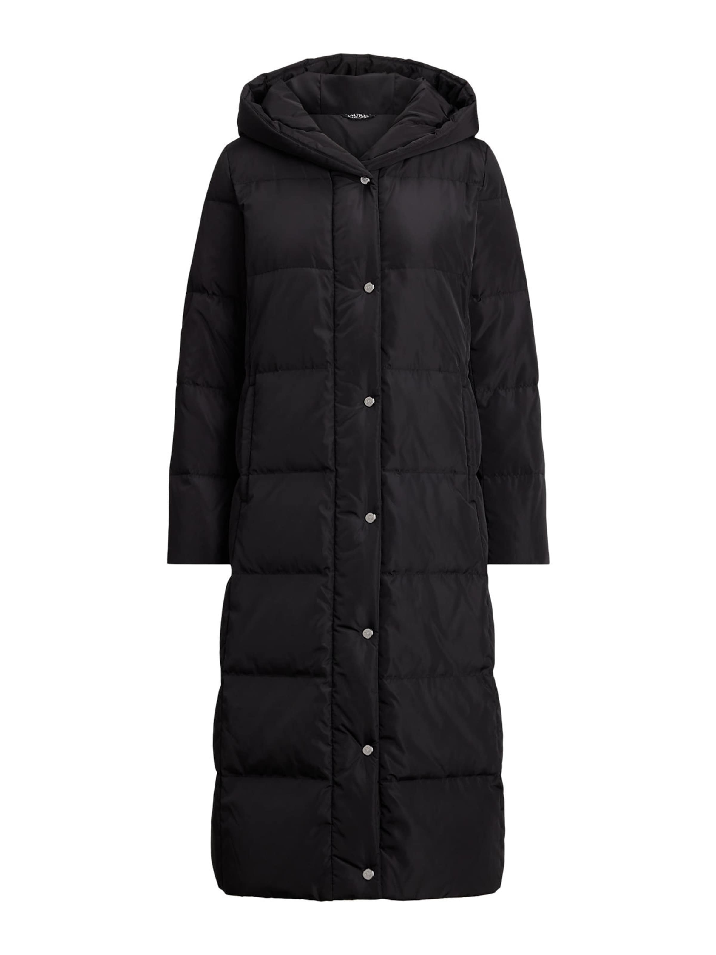 Lauren Ralph Lauren Zimní kabát – černá: přední strana