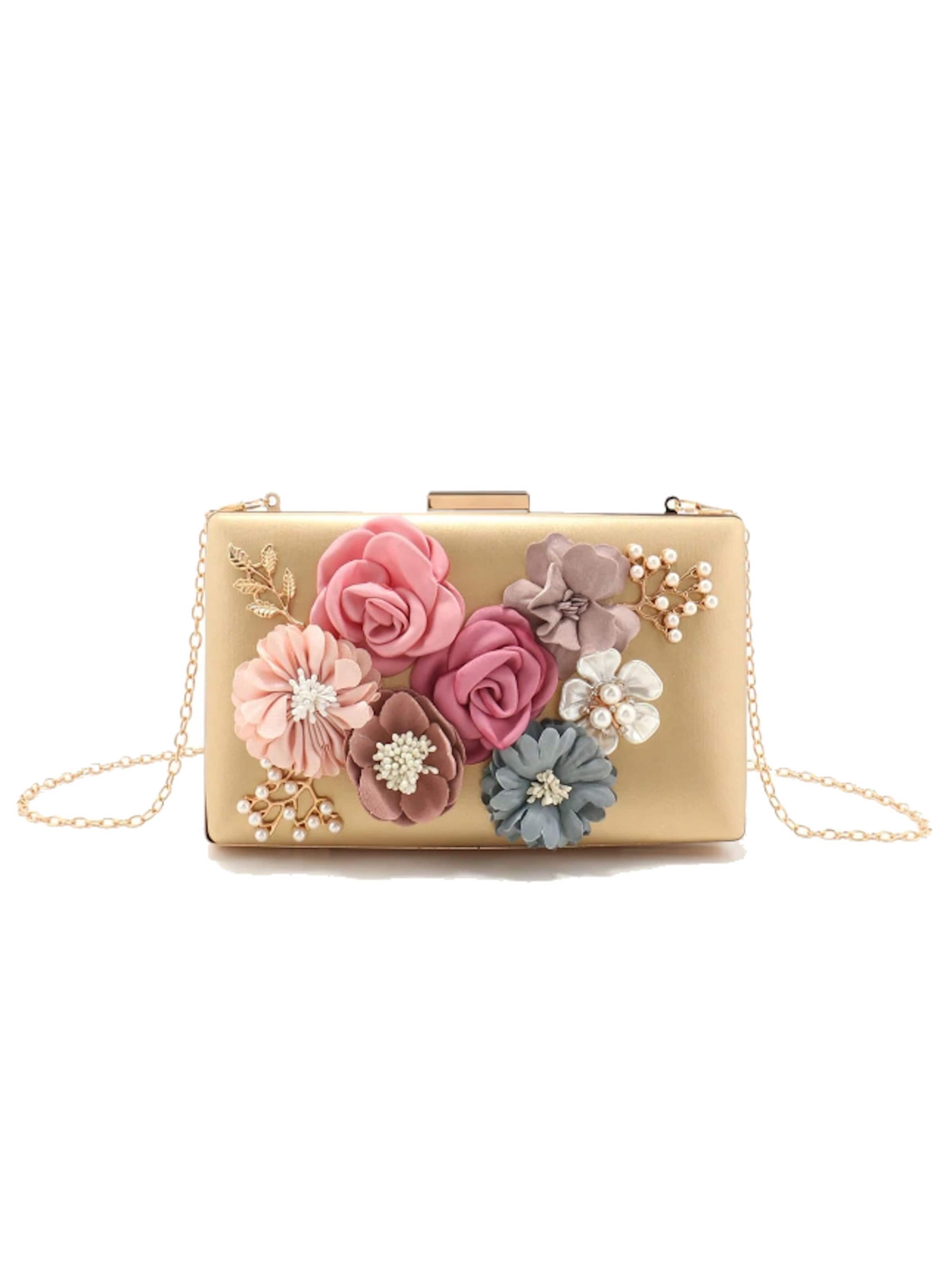 Tomshop24-7 Clutch 'Floris' in Gold: front