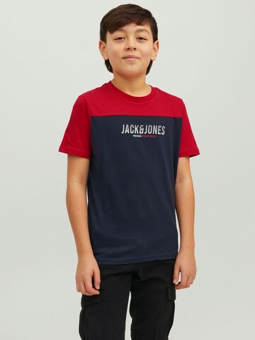 Jack & Jones Junior Tričko 'Dan' – červená: přední strana