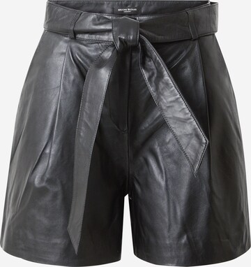 BRUUNS BAZAAR Loosefit Shorts in Schwarz: predná strana