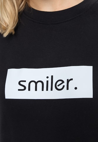 smiler. Sweatshirt in Black