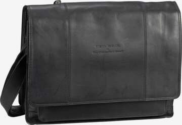 The Chesterfield Brand Document Bag 'Gent' in Black: front