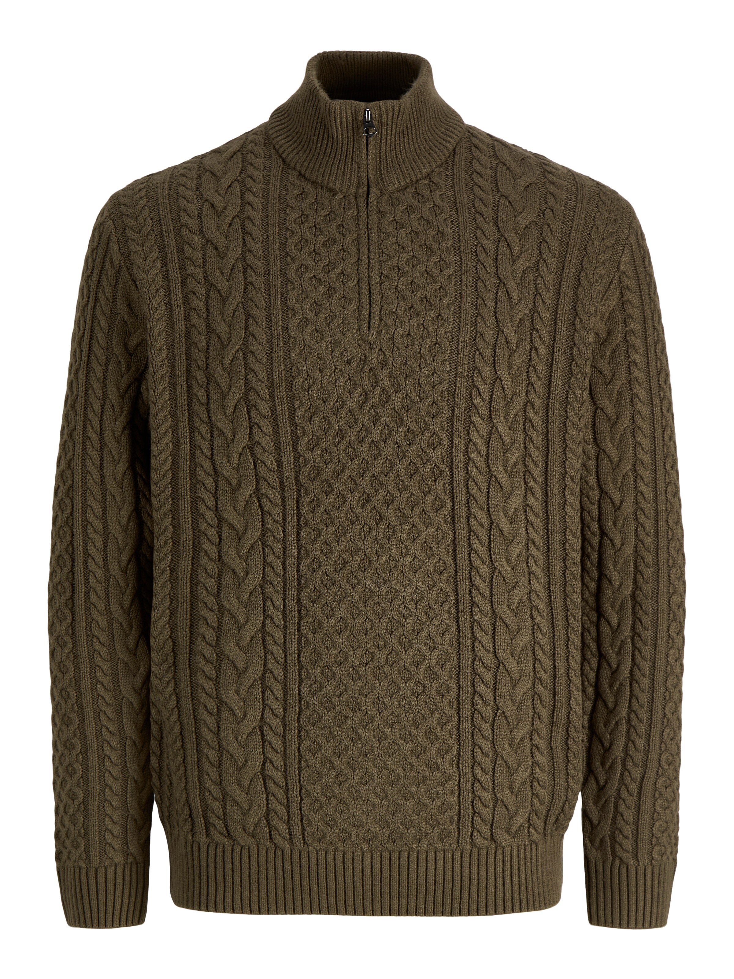 Pulover 'JPRBLUCALLUM' pe S JACK & JONES pe oliv, Vizualizare produs