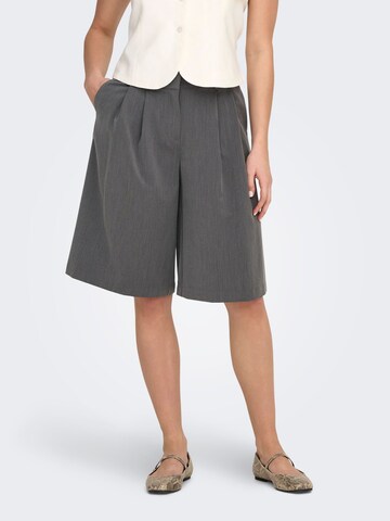 Wide Leg Pantalon à pince 'ONLNalina' ONLY en gris : devant