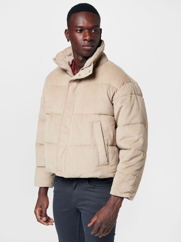 BURTON MENSWEAR LONDON Зимняя куртка в Бежевый: спереди