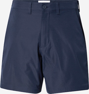 Regular Pantaloni eleganți de la Abercrombie & Fitch pe albastru: față