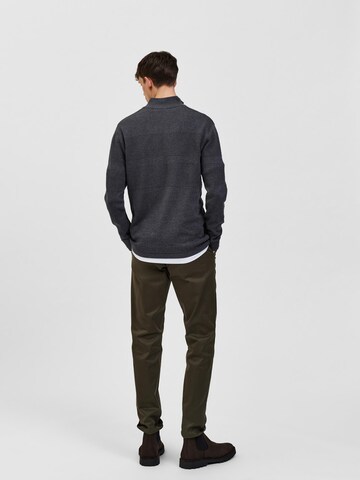SELECTED HOMME Pullover 'MAINE' in Grau