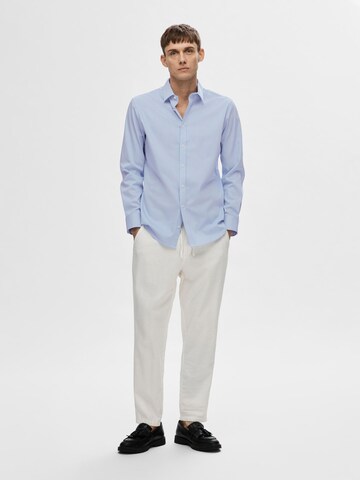 SELECTED HOMME Slim Fit Businesshemd in Blau