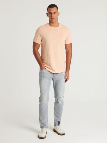 CHASIN' T-shirt 'Brody Slub' in Orange