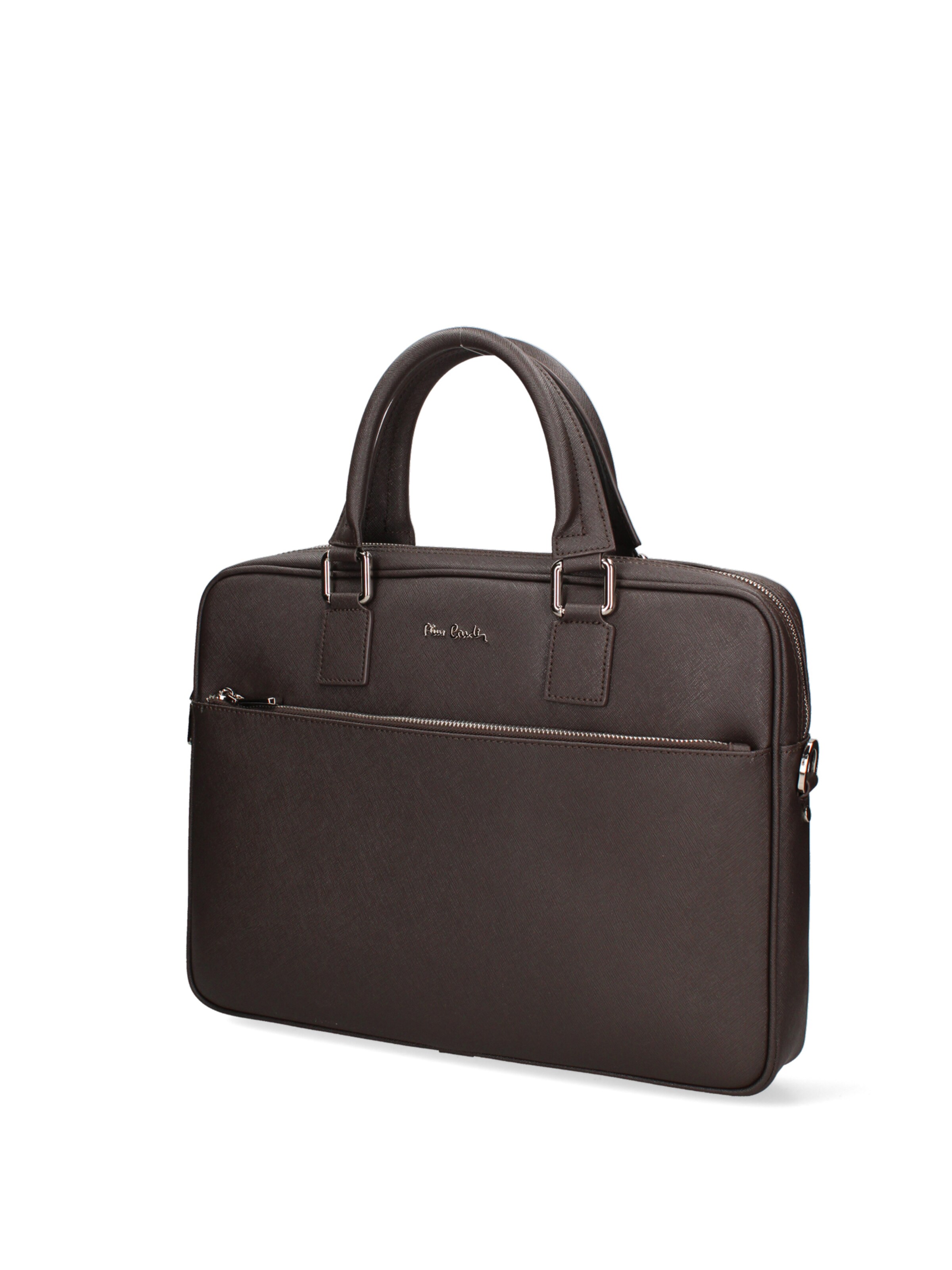 PIERRE CARDIN Document Bag in Brown