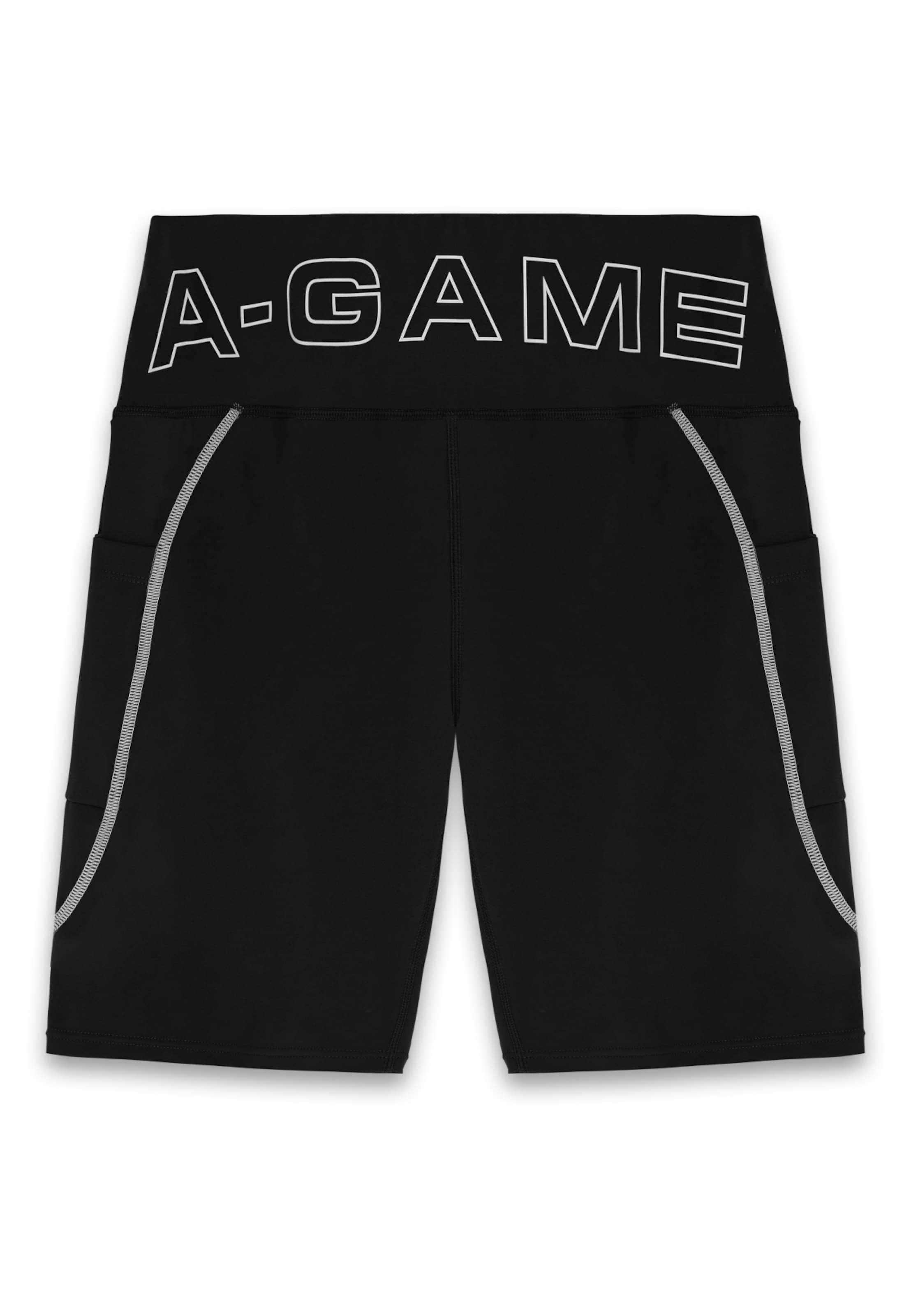 A-Game Regular Спортен панталон в черно: отзад
