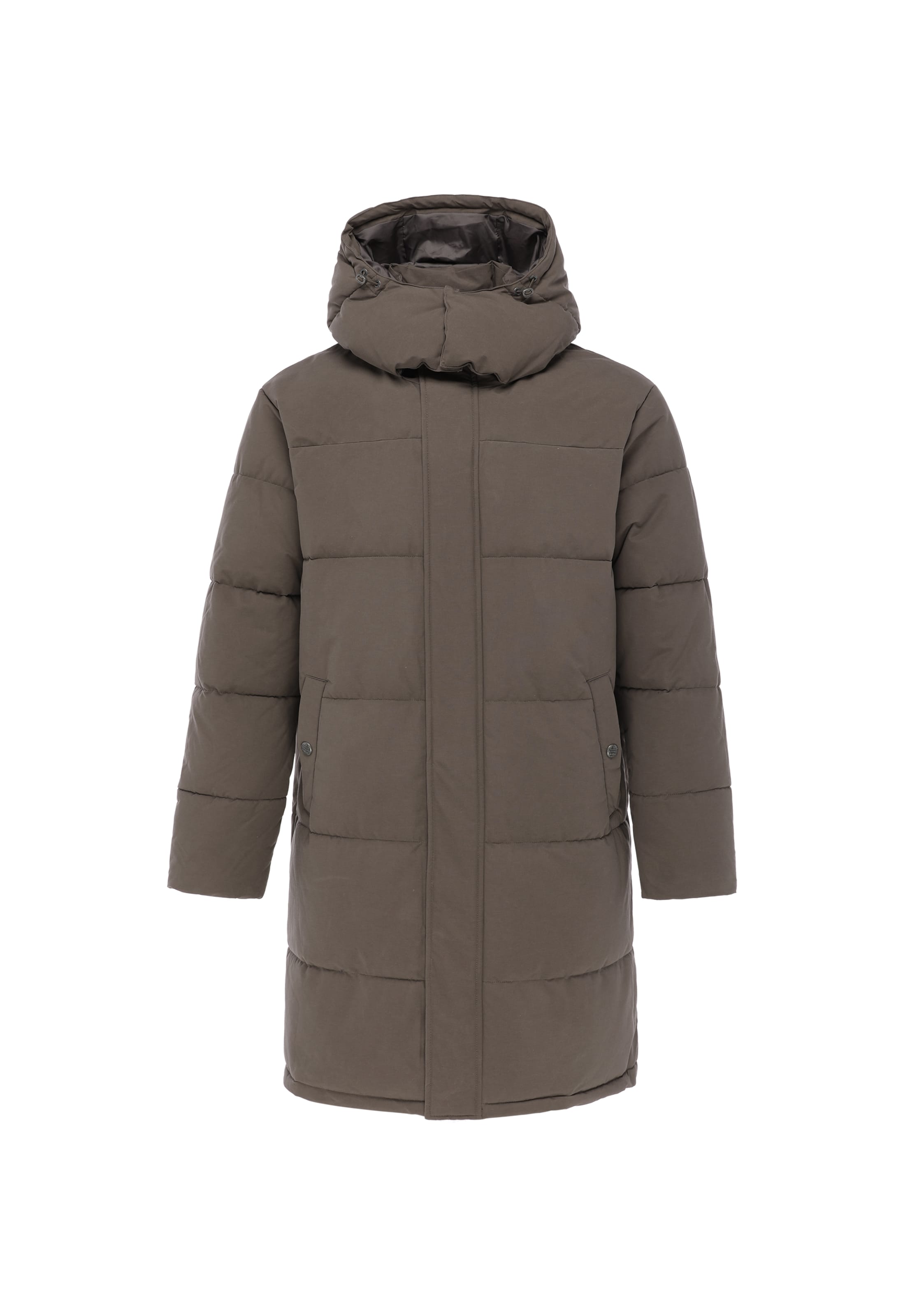 DreiMaster Maritim - Sobretudo de inverno em castanho: frente