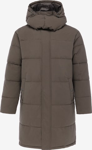 DreiMaster Maritim - Sobretudo de inverno em castanho: frente
