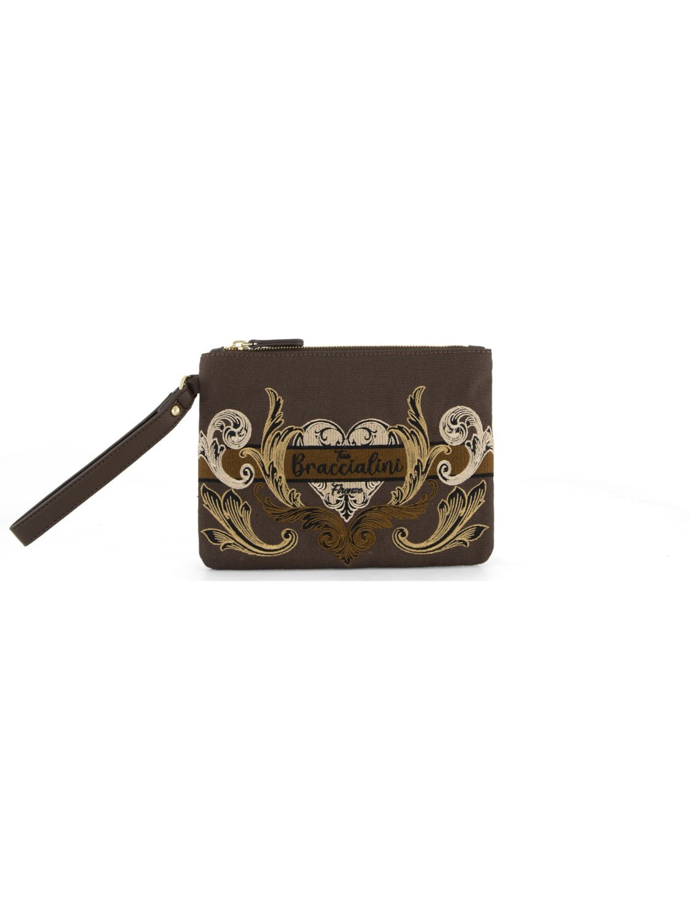 Braccialini - Bolso saco 'Queen' en marrón: frente