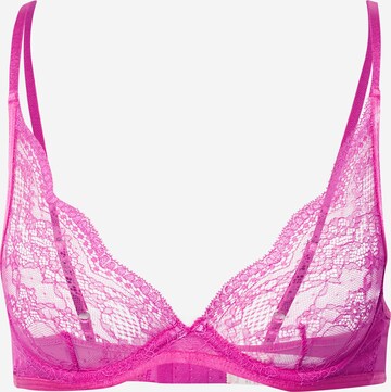 Hunkemöller Háromszög Melltartó 'Isabelle' - lila: elől