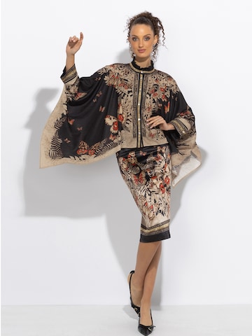 JIORO Tunic 'MIDNIGHT BUTTERFLIES' in Black