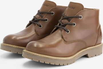 Travelin Lace-Up Boots 'Tovgard' in Brown