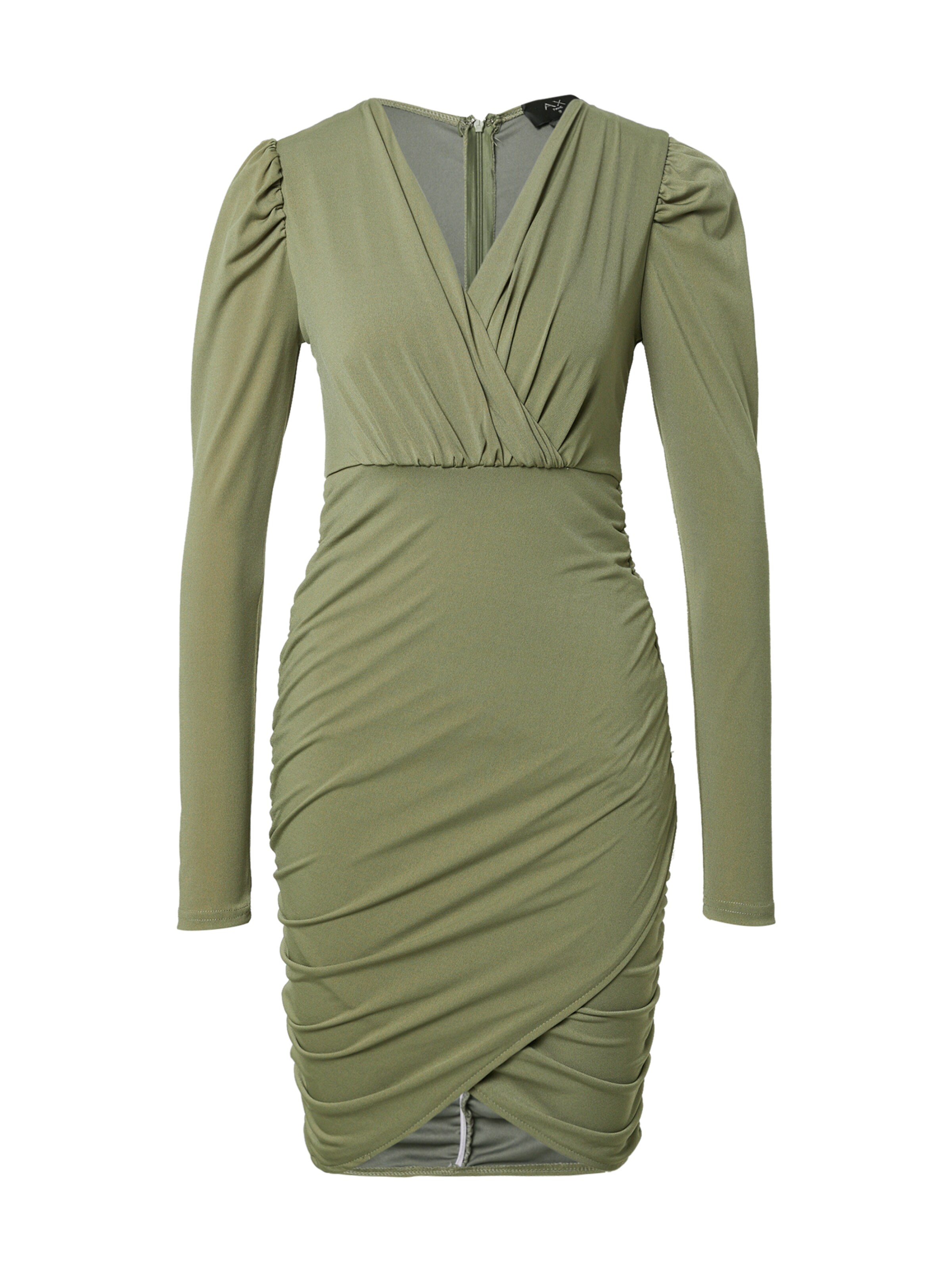 AX Paris Jurk in Groen: voorkant