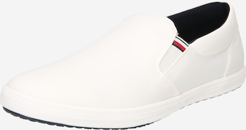 TOMMY HILFIGER - Zapatillas sin cordones en beige: frente