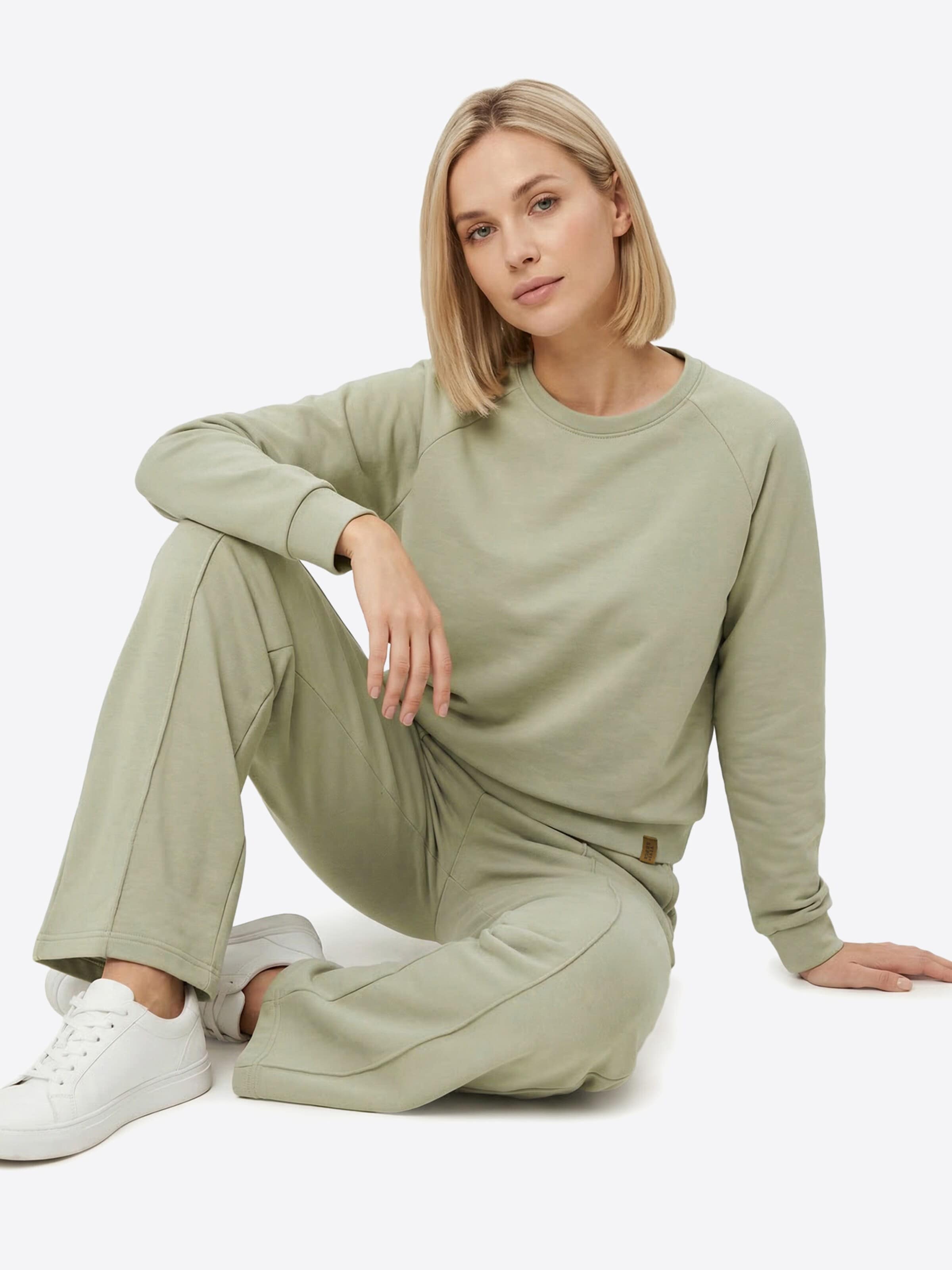 Vivisence Wide leg Sports trousers '9107' in Green