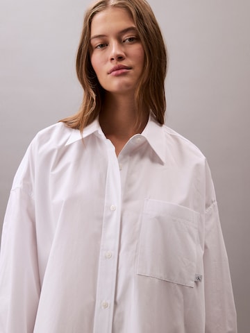 Calvin Klein Jeans Kleid in Weiß