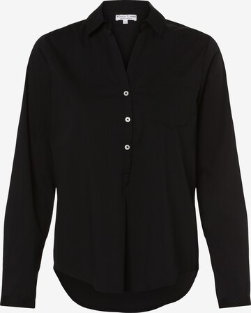 Marie Lund Blouse in Zwart: voorkant