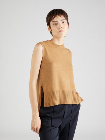 UNITED COLORS OF BENETTON Sweater in Beige: front