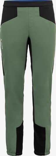 VAUDE Outdoorbroek 'Larice Core' in de kleur Groen / Zwart, Productweergave