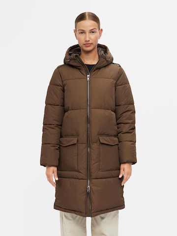 OBJECT Winter coat 'Zhanna' in Brown: front