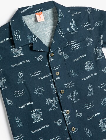 Koton Regular fit Button up shirt in Blue