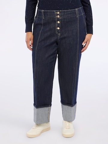 Effilé Jean Fiorella Rubino en bleu