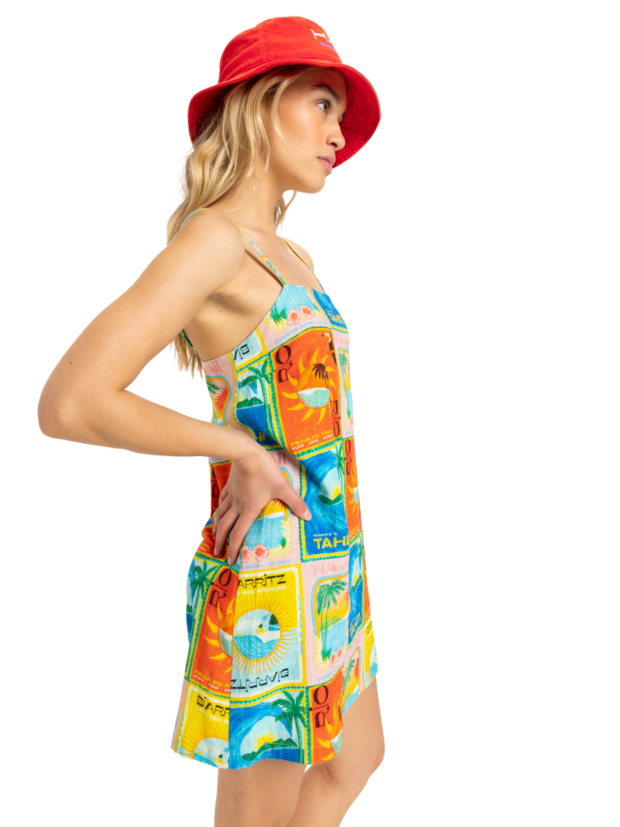Robe d’été 'Atlas Playa Blanca' ROXY en mélange de couleurs