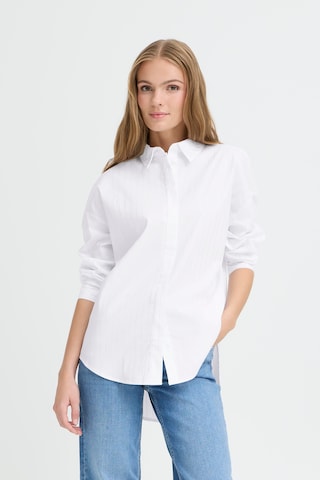 ICHI Blouse in White: front